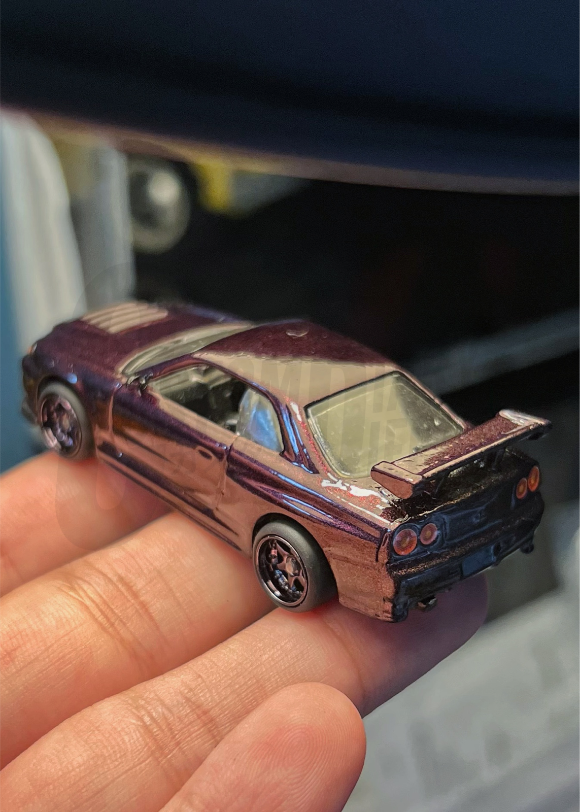 Midnight Purple Nissan Skyline BNR34