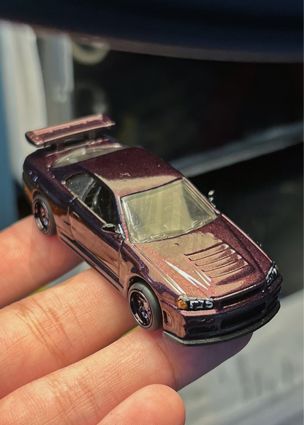 Hot wheels nissan skyline gtr r34 custom on sale
