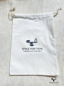 Space For Toys Drawstring Pouch